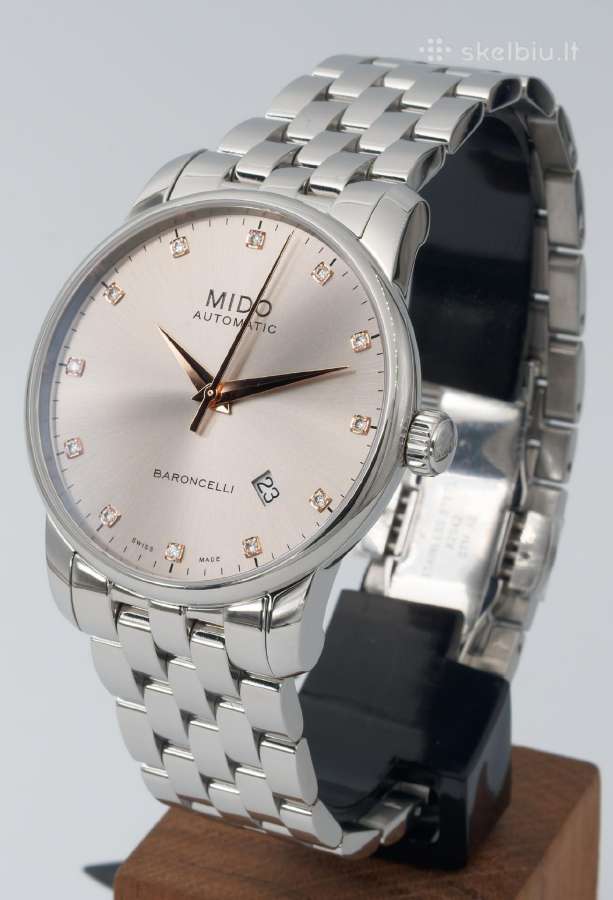 Naujas Laikrodis Mido 38 mm su Tikrais Deimantais! - nuotraukos Nr. 12