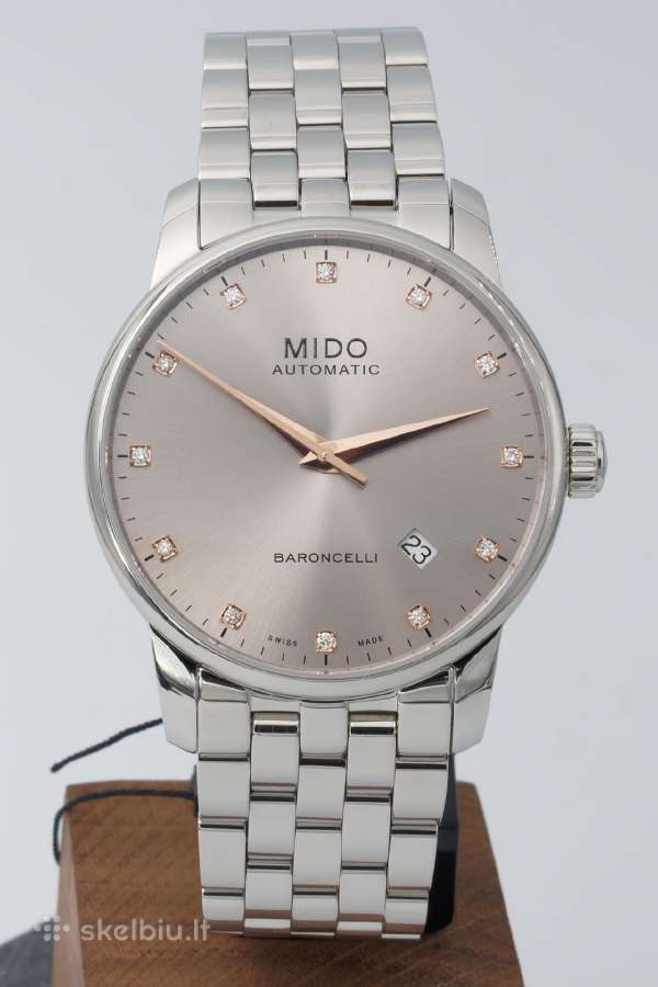 Naujas Laikrodis Mido 38 mm su Tikrais Deimantais! - nuotraukos Nr. 2