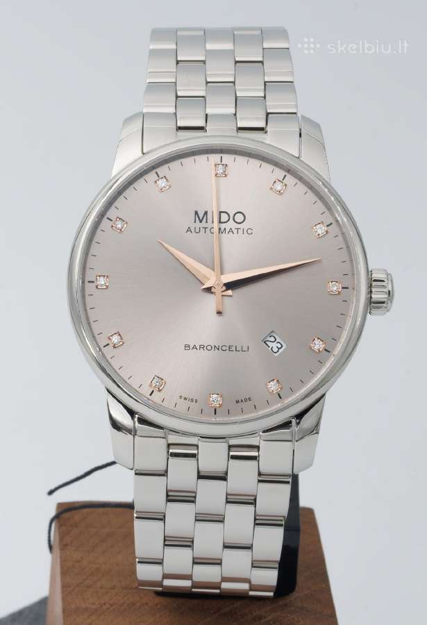 Naujas Laikrodis Mido 38 mm su Tikrais Deimantais! - nuotraukos Nr. 13