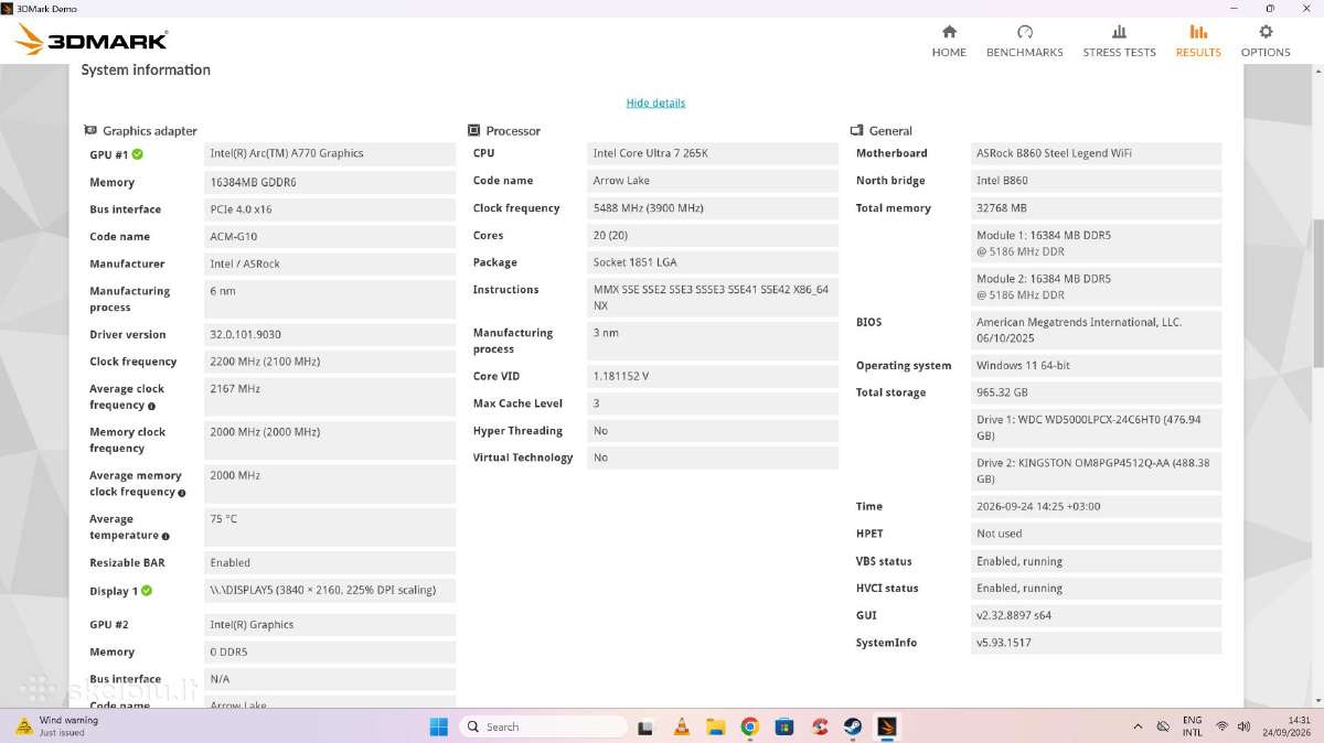 Žaidimų-mokslų Pc Ultra 7/ 32gb RAM/ 16gb Gpu/ SSD - nuotraukos Nr. 2