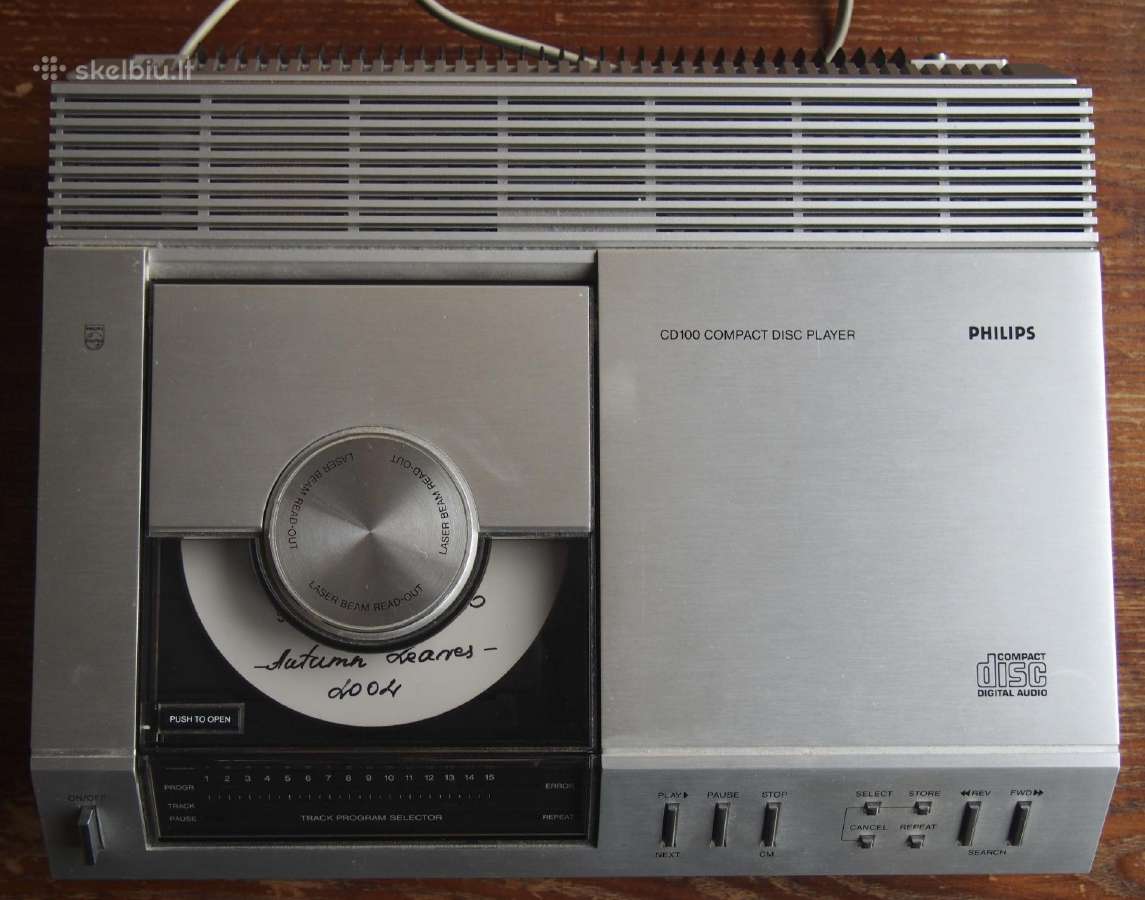Legendinis Philips Cd100 – puikus stovis - nuotraukos Nr. 2