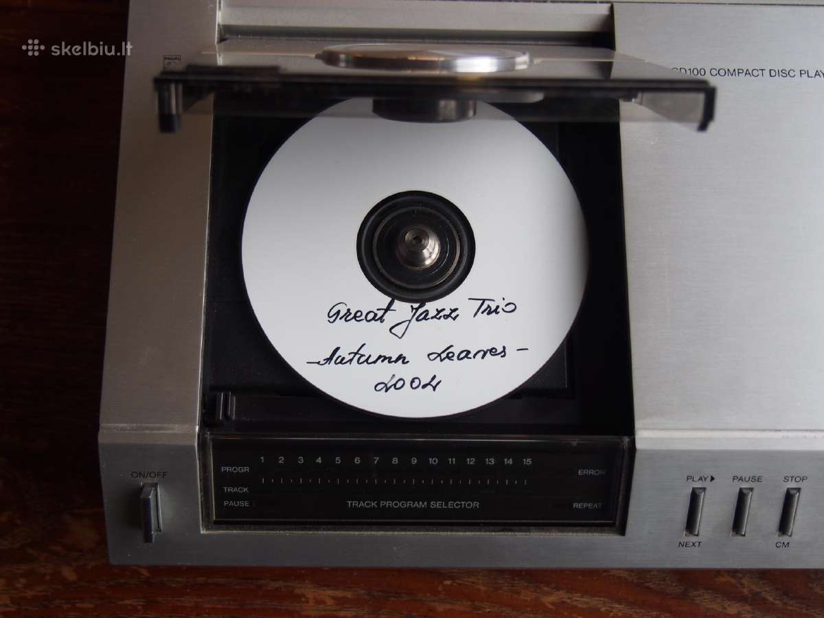 Legendinis Philips Cd100 – puikus stovis - nuotraukos Nr. 3