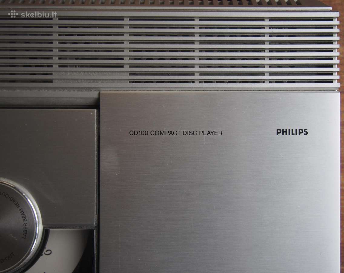 Legendinis Philips Cd100 – puikus stovis - nuotraukos Nr. 8