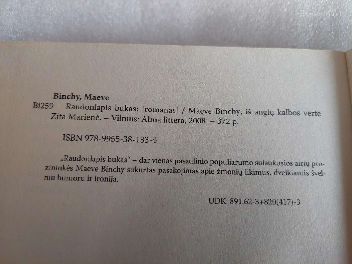 Raudonlapis bukas - nuotraukos Nr. 3