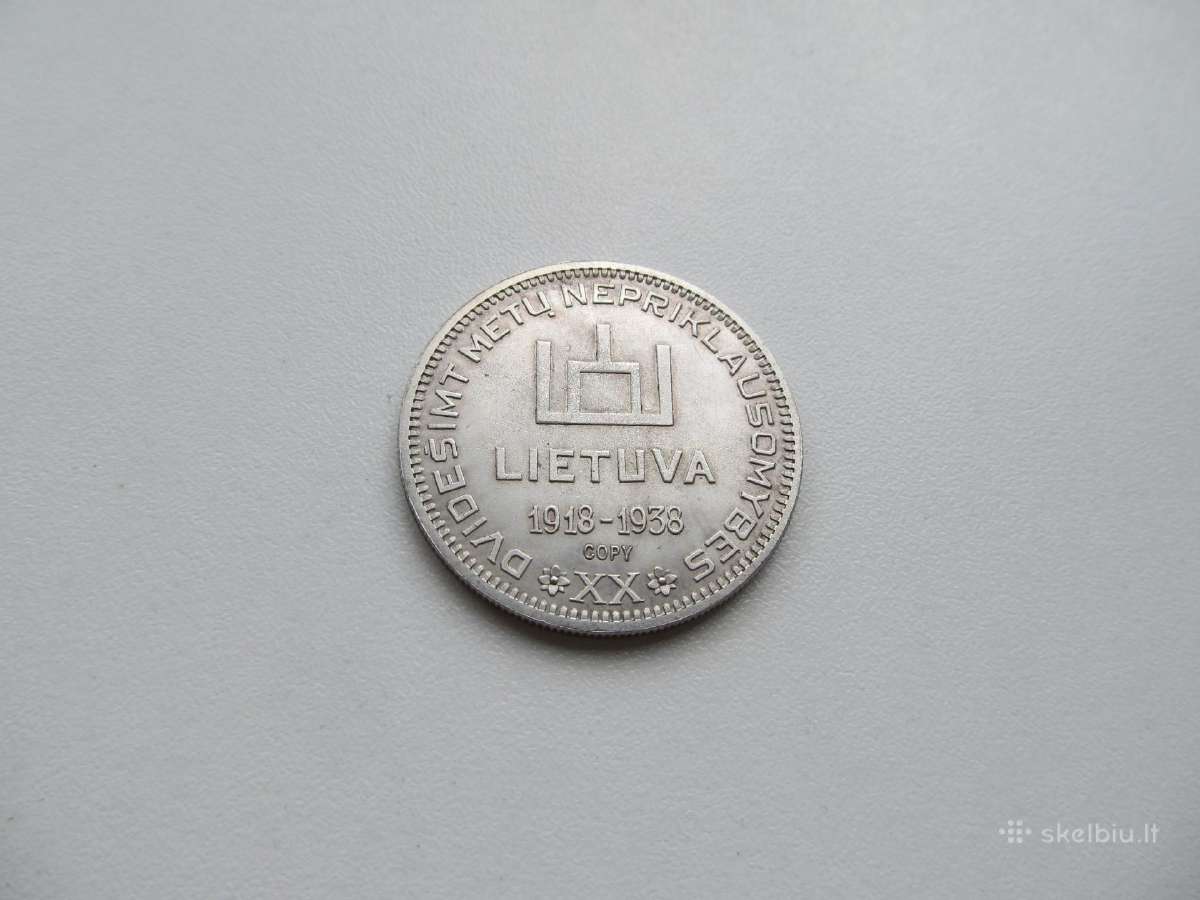 10 litu , Lietuva , 1938 - nuotraukos Nr. 2
