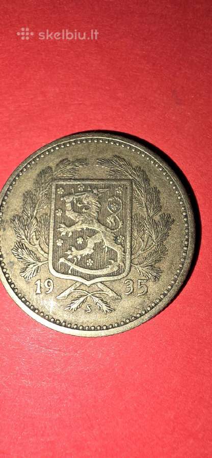 Suomija 5 markės 1935 - nuotraukos Nr. 2