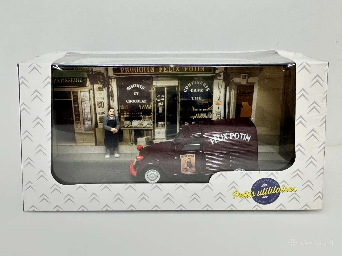 Citroen 2cv Fourgonnette Felix Potin dio 1:43 - nuotraukos Nr. 2