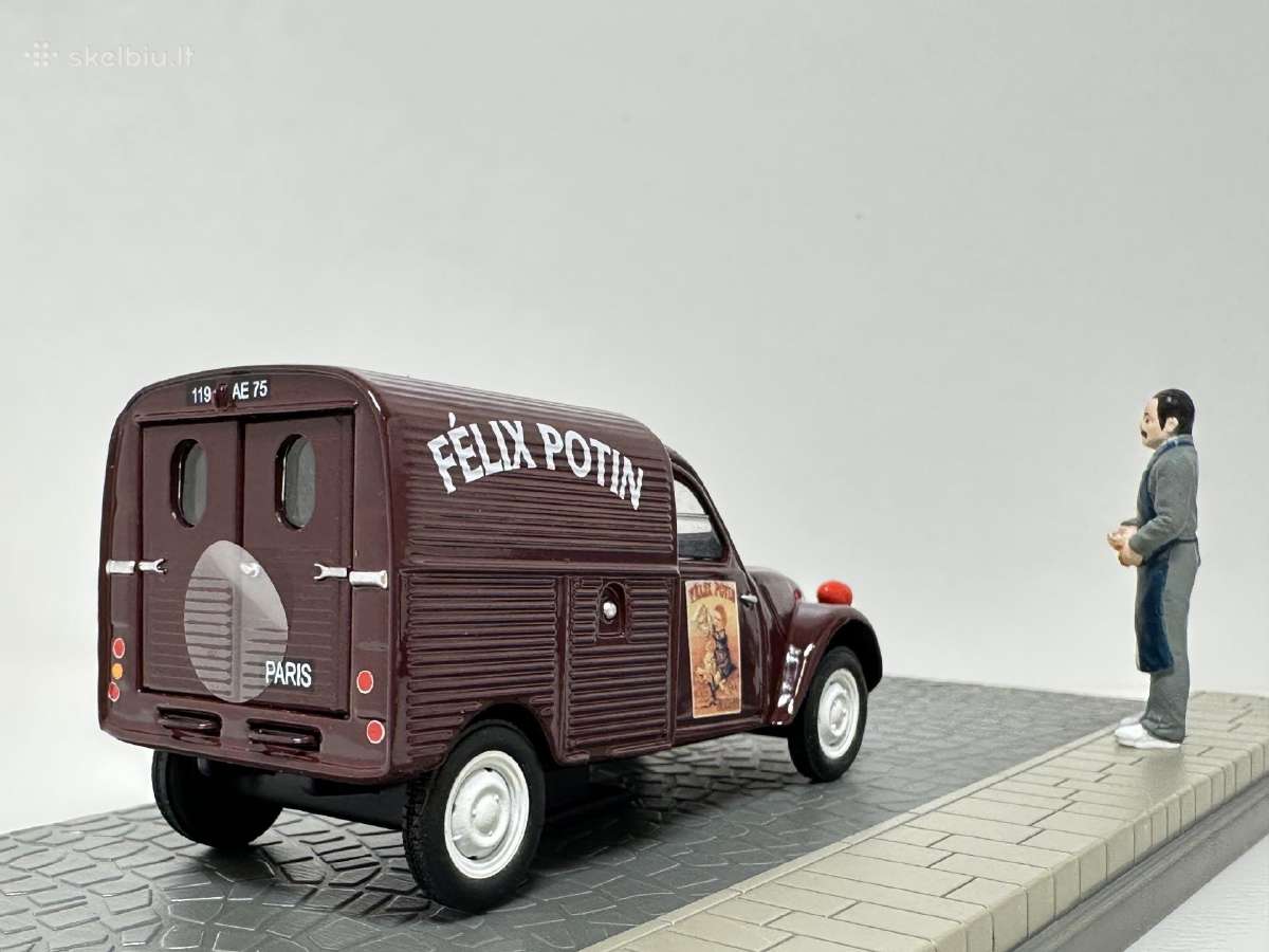 Citroen 2cv Fourgonnette Felix Potin dio 1:43 - nuotraukos Nr. 4