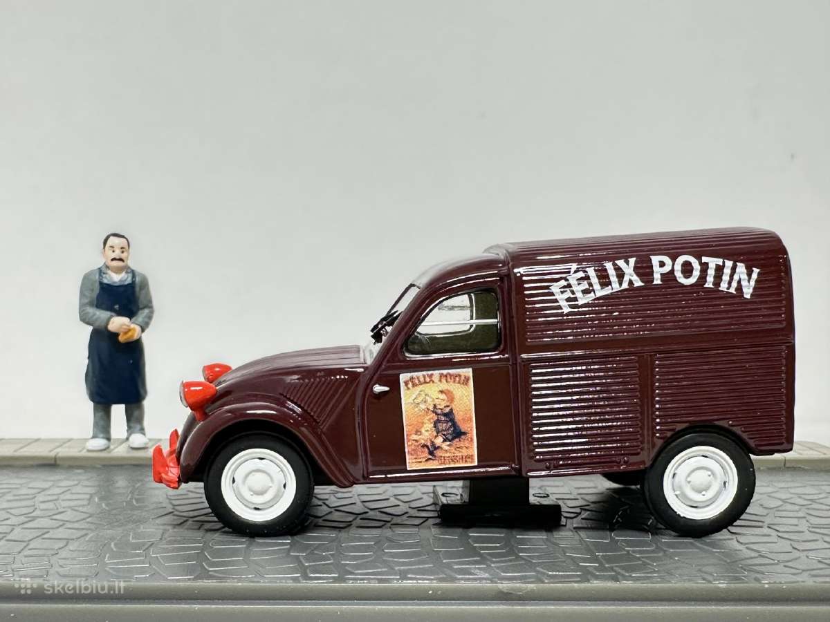 Citroen 2cv Fourgonnette Felix Potin dio 1:43 - nuotraukos Nr. 5