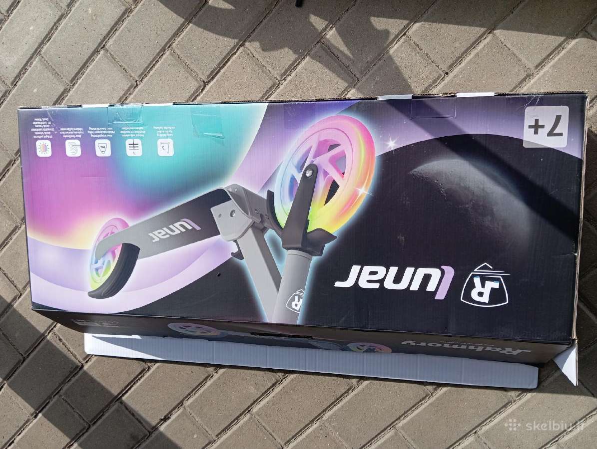 Paspirtukas su LED ratais - nuotraukos Nr. 5