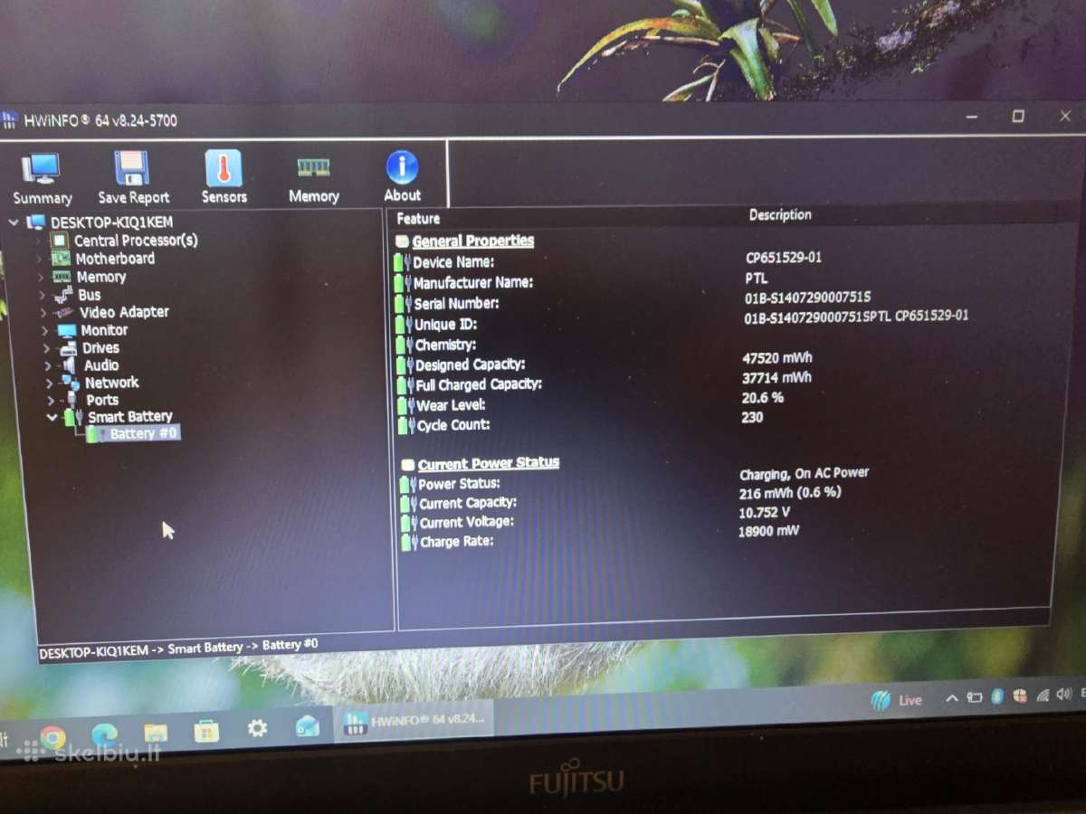 Fujitsu Lifebook A544 - nuotraukos Nr. 4