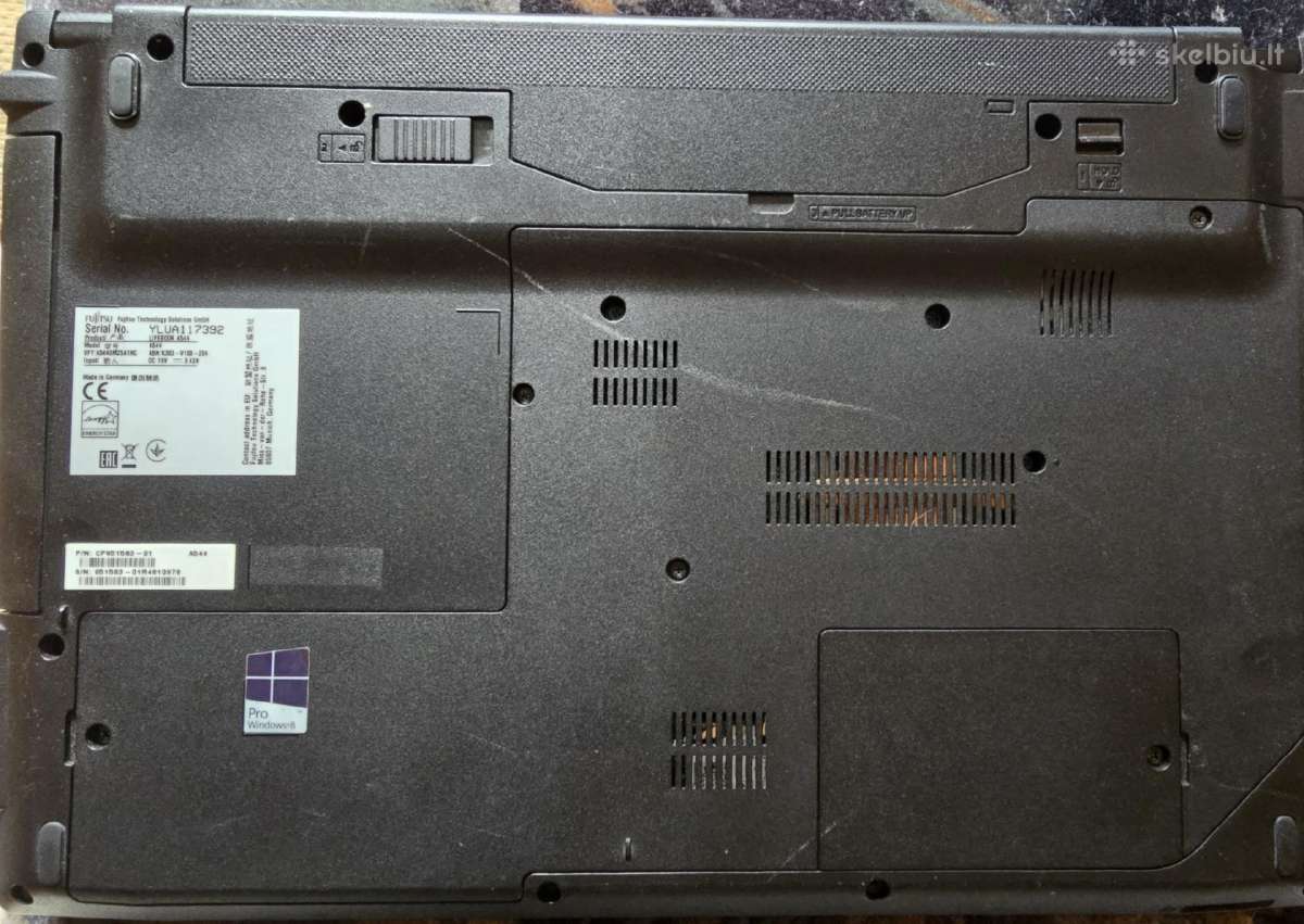Fujitsu Lifebook A544 - nuotraukos Nr. 6
