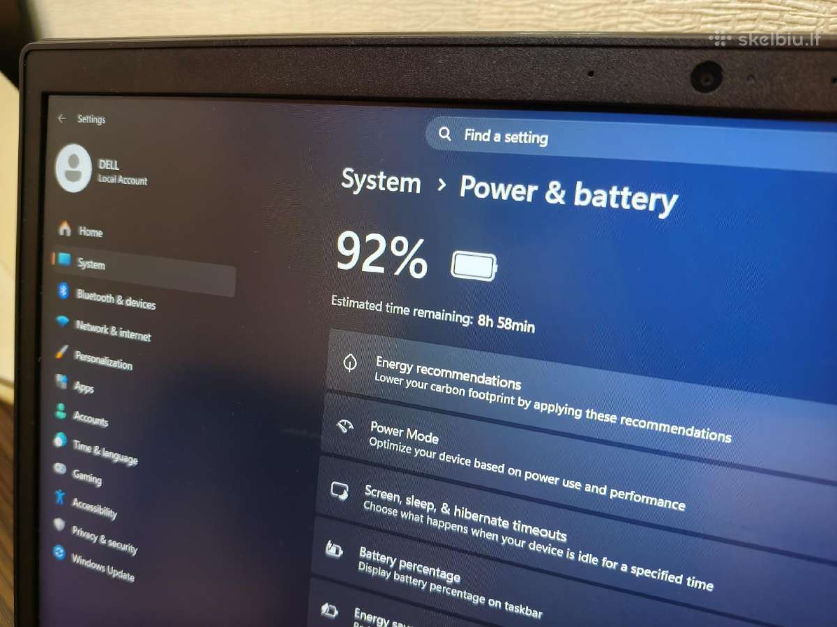 Dell G3 Gaming Laptop (Kaip naujas!) - nuotraukos Nr. 7