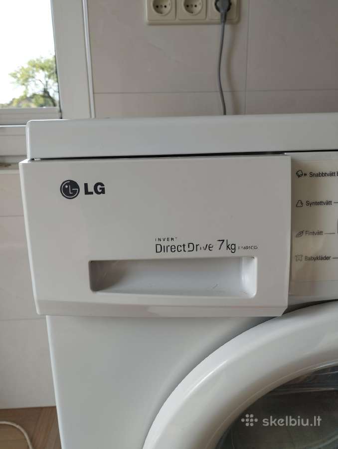 LG skalbimo mašina 7kg. - nuotraukos Nr. 4