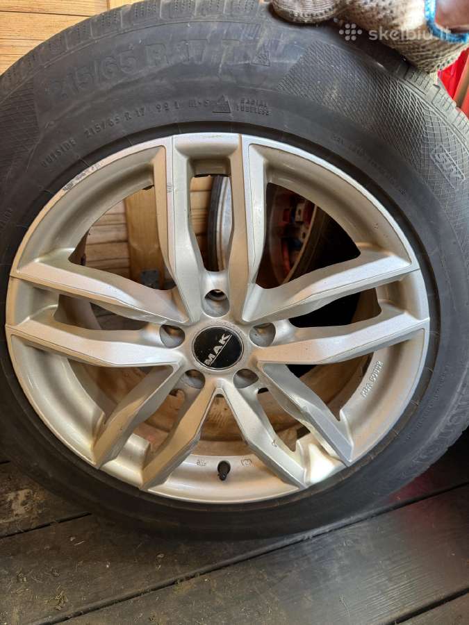 Komplektas 215-65 R17 žiema VW/skoda/seat - nuotraukos Nr. 4