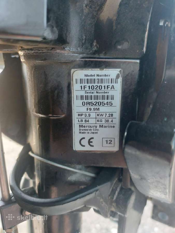 Mercury F9.9m (9.9 Ag) - nuotraukos Nr. 3