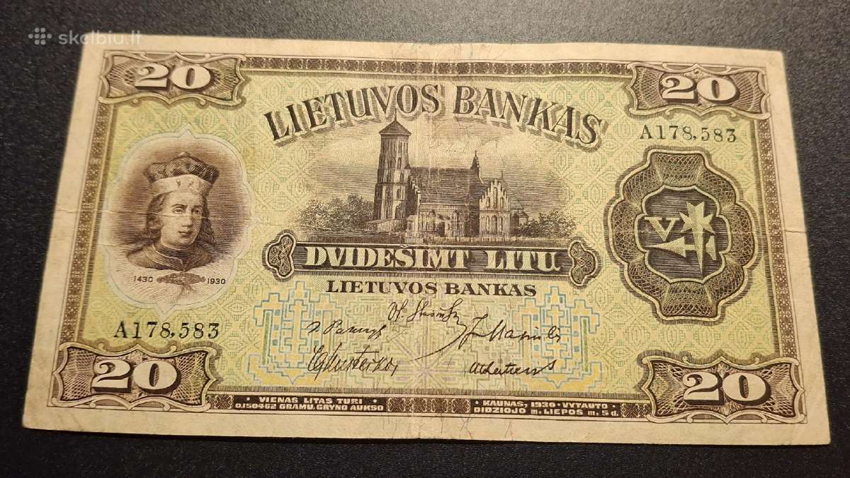 Tarpukario litų komplektas - nuotraukos Nr. 4