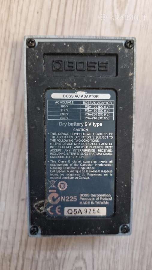 Gitaros pedalas Boss Ch-1 - nuotraukos Nr. 3