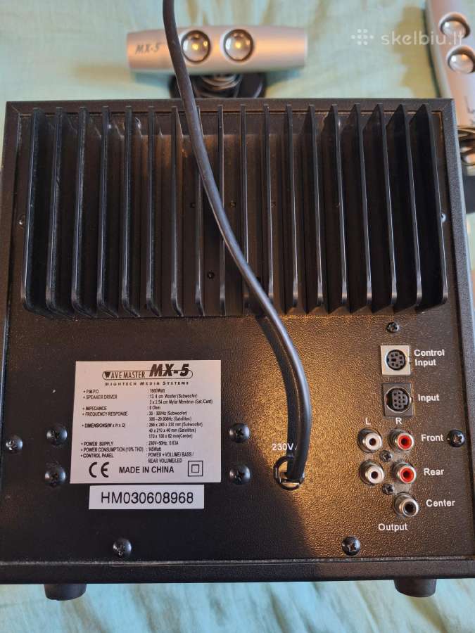 Wavemaster Mx-5 garso kolonėlių sistema - nuotraukos Nr. 2