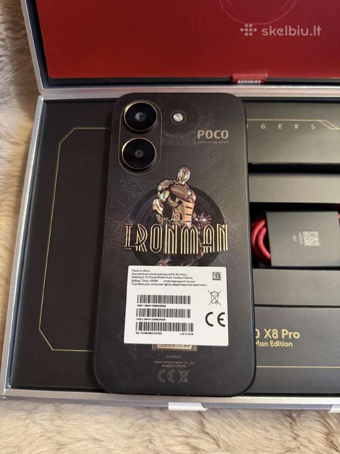 Xiaomi Poco X8 Pro 12gb/512gb (Iron Man (Naujas) - nuotraukos Nr. 6