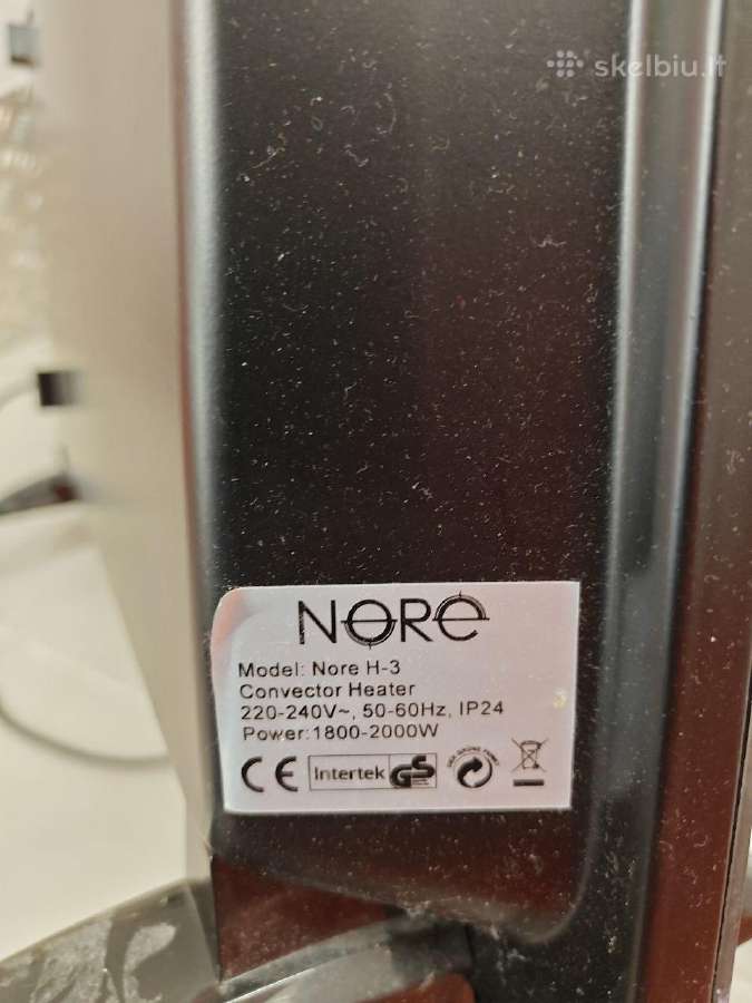 Elektrinis šildytuvas Nore H-3 2000w - nuotraukos Nr. 3