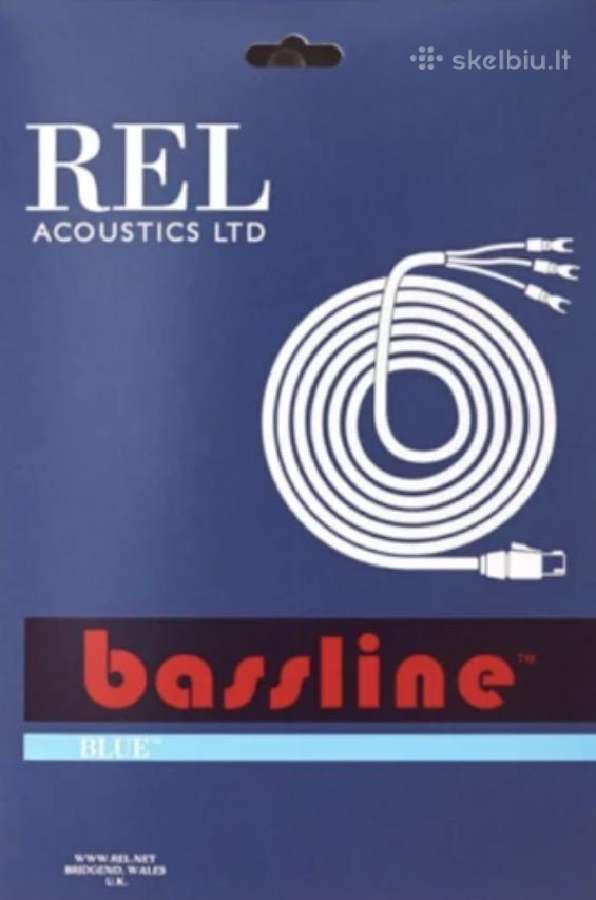 Rel Acoustics Bassline Blue 6m - nuotraukos Nr. 2