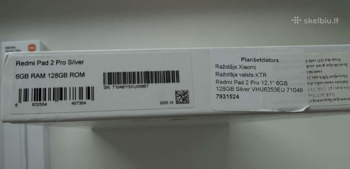 Redmi Pad 2 Pro 6gb/128gb + rašiklis - nuotraukos Nr. 3
