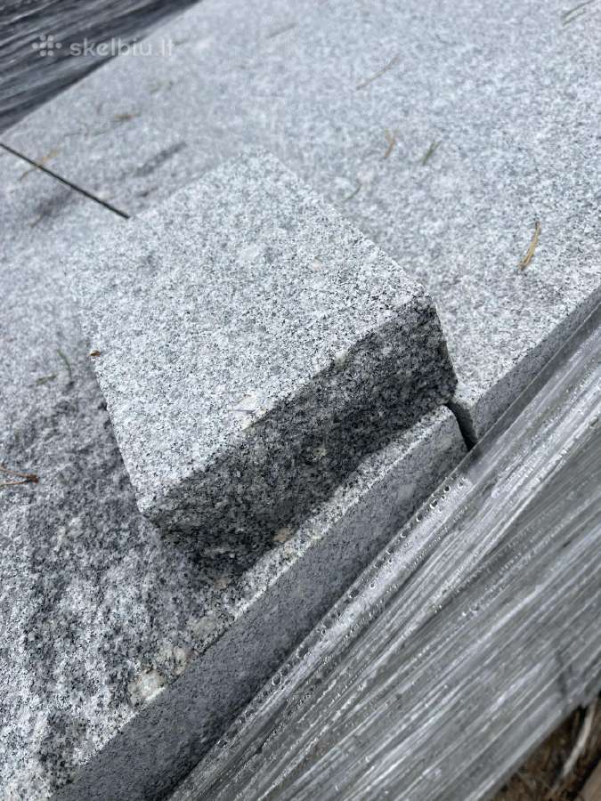 Natūralaus granito plokštės 6 cm storio grindiniui - nuotraukos Nr. 3