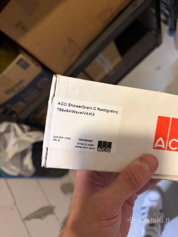 Naujas Aco Showerdrain C dušo latakas su grotelėm - nuotraukos Nr. 10
