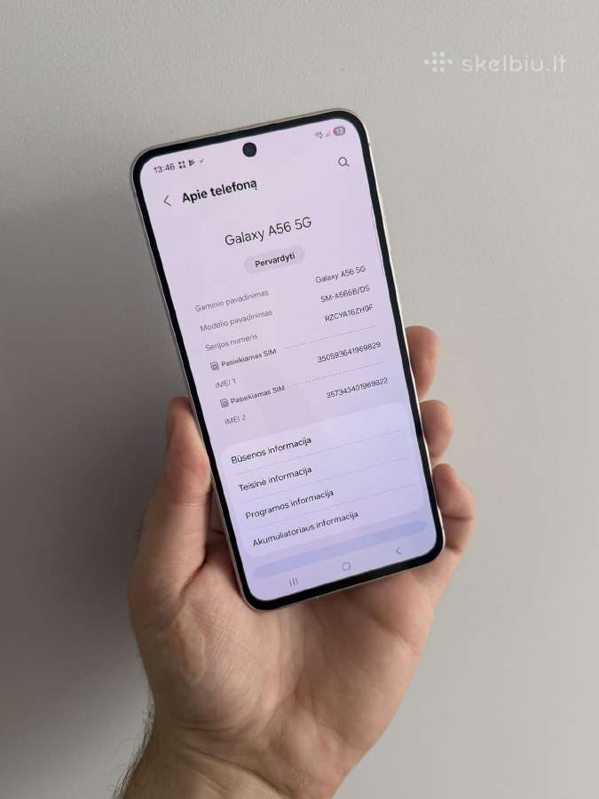 Samsung A56 5G - nuotraukos Nr. 4