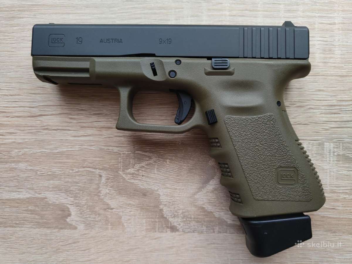 Glock 19 gen 3 Od Green - nuotraukos Nr. 3