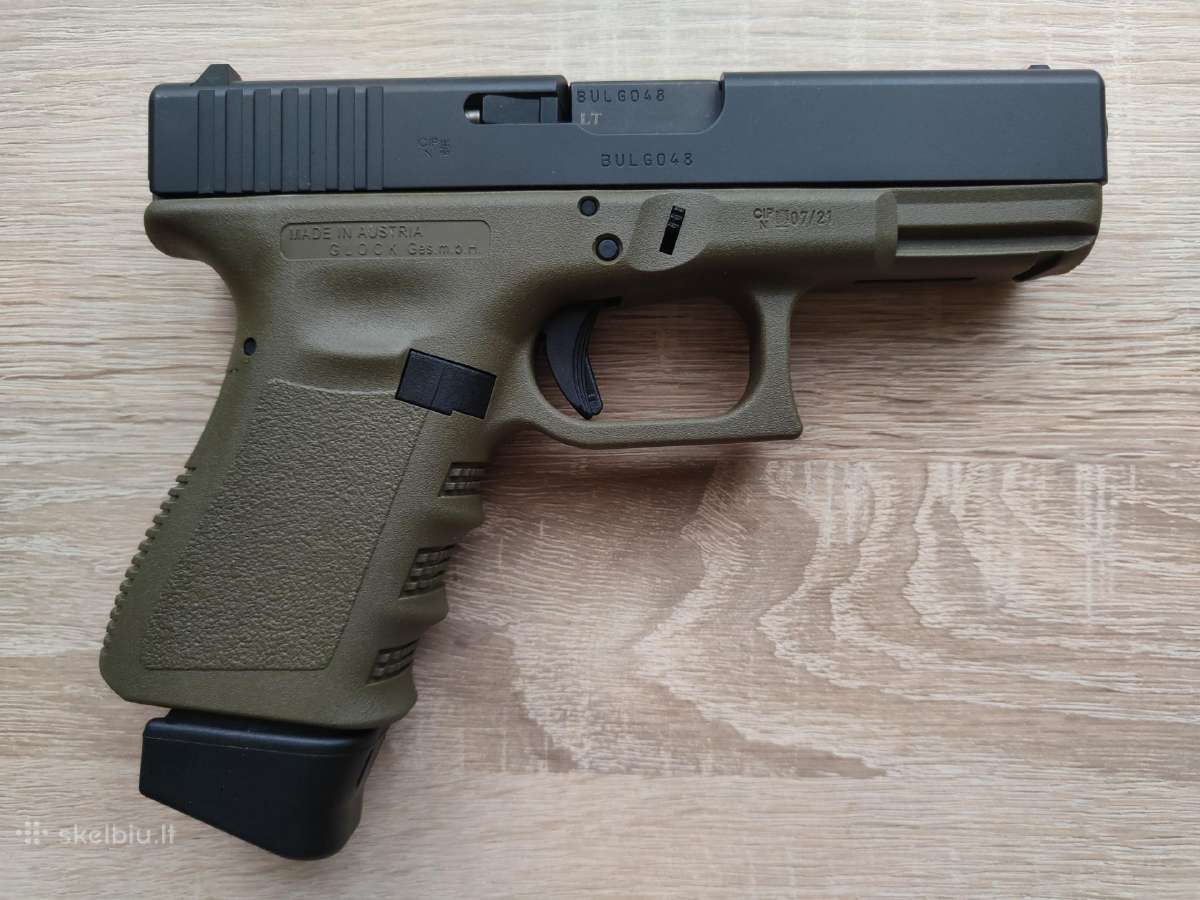 Glock 19 gen 3 Od Green - nuotraukos Nr. 4