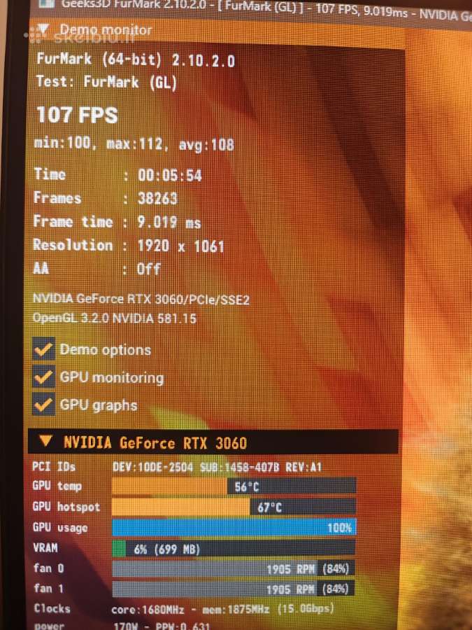 Aorus Rtx 3060 Elite 12gb - nuotraukos Nr. 3