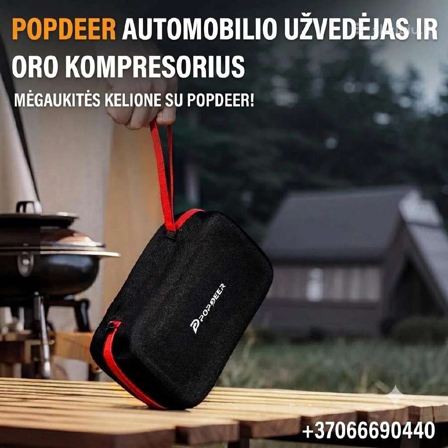 5000a. Auto užvedėjas,paleidėjas kompresorius 4in1 - nuotraukos Nr. 7