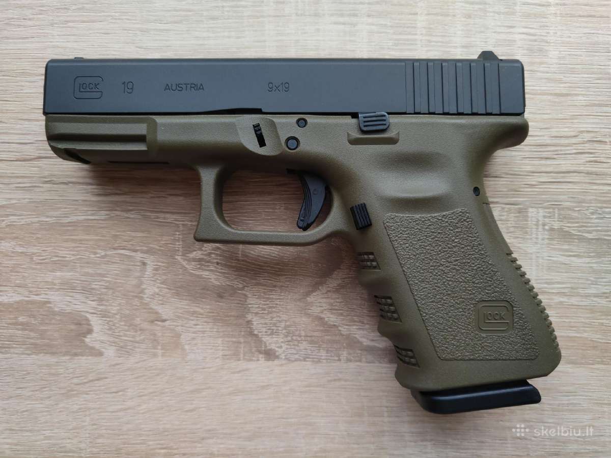 Glock 19 gen 3 Od Green - nuotraukos Nr. 2