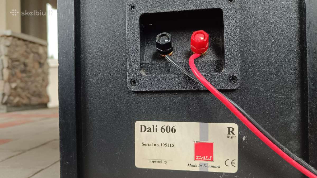 Daniškos grindinės audio kolonėlės Dali 606 - nuotraukos Nr. 8