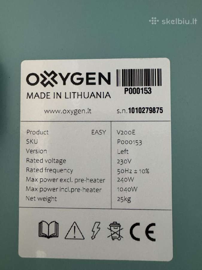 Oxygen V200e - nuotraukos Nr. 2