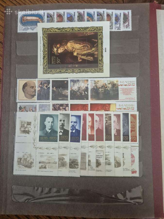 Ssr pašto ženklų ir blokų albumas Menas - nuotraukos Nr. 5