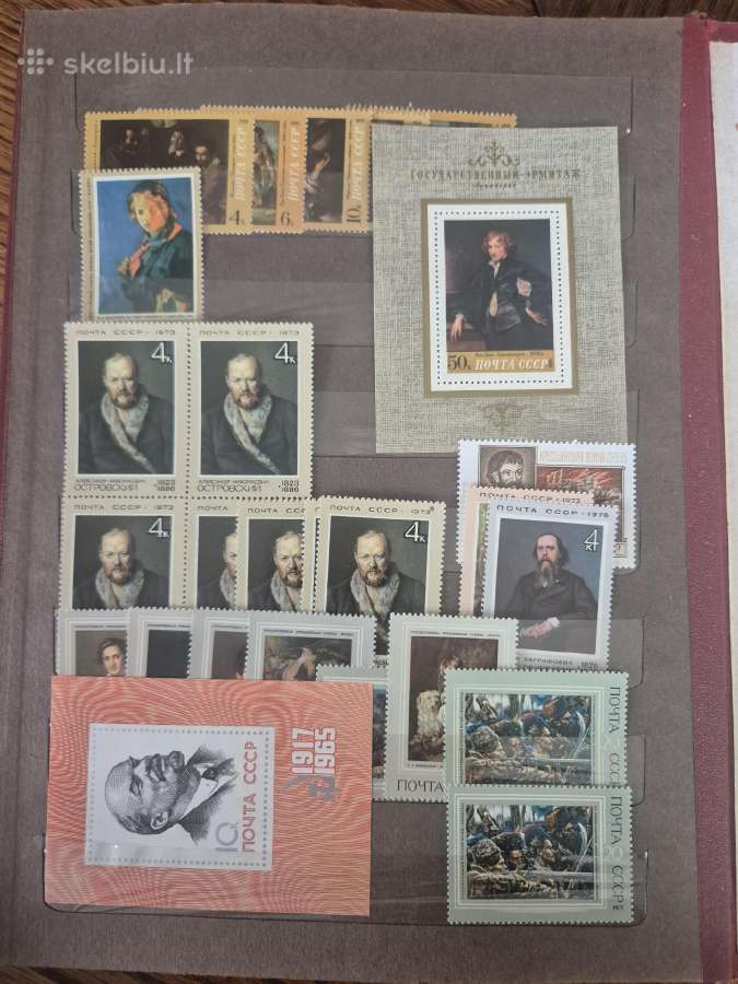 Ssr pašto ženklų ir blokų albumas Menas - nuotraukos Nr. 9