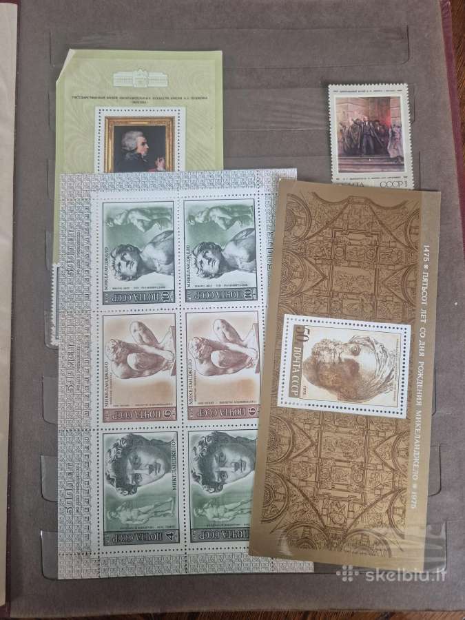 Ssr pašto ženklų ir blokų albumas Menas - nuotraukos Nr. 12