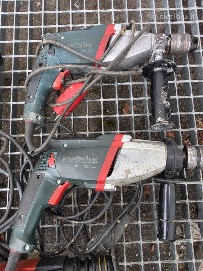 Hilti, Makita, perforatoriai, Metabo grežtuvai - nuotraukos Nr. 12