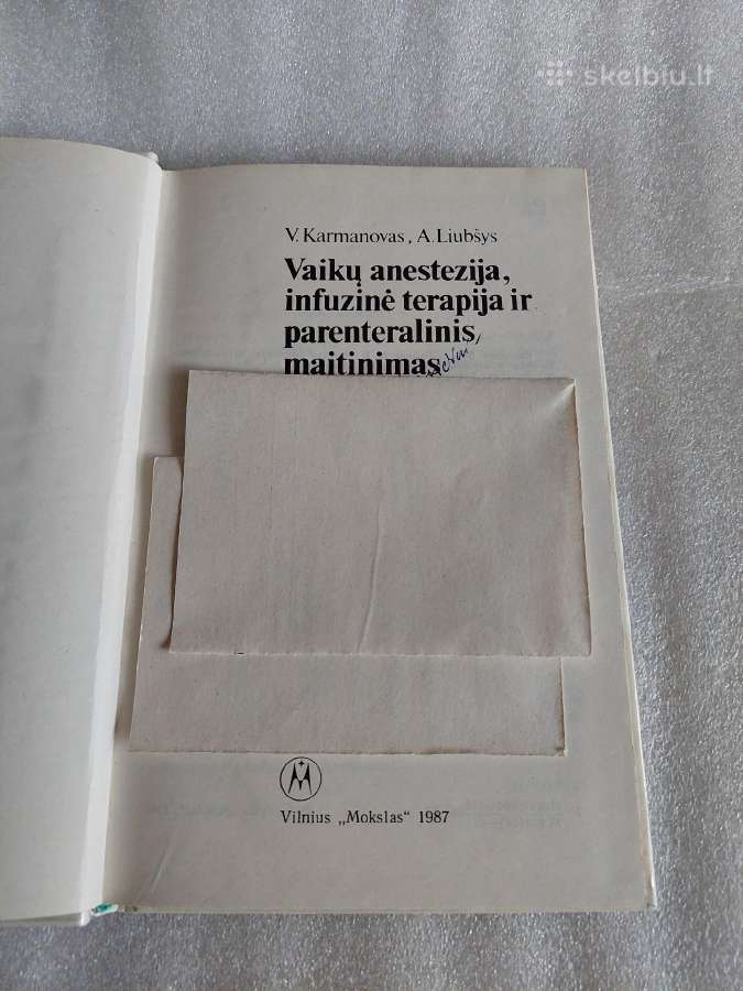Vaikų anestezija, infuzinė terapija ir parenterali - nuotraukos Nr. 2