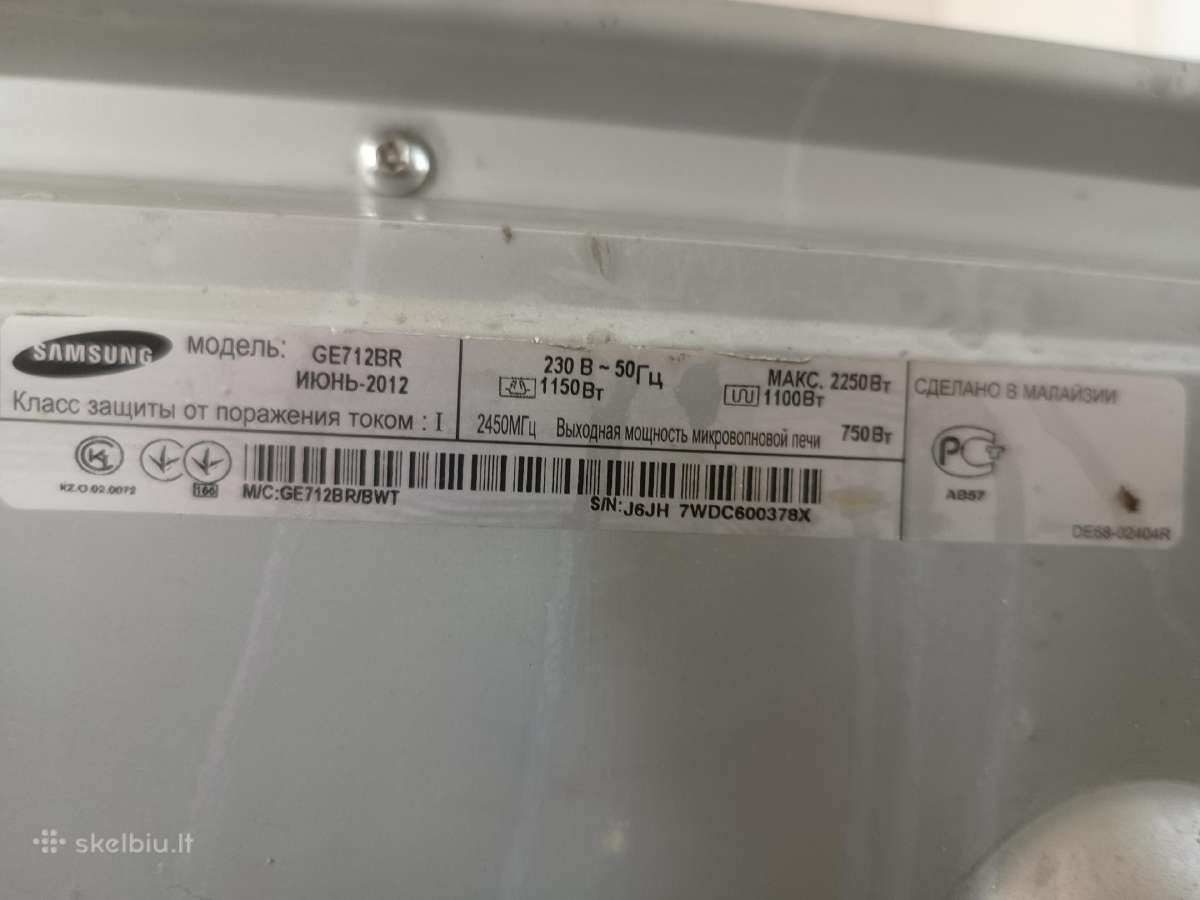 Parduodu veikiančią mikrobangų krosnelę Samsung - nuotraukos Nr. 2