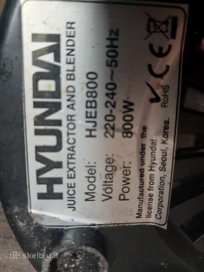 Sulčiaspaude Hundai 800watt - nuotraukos Nr. 4