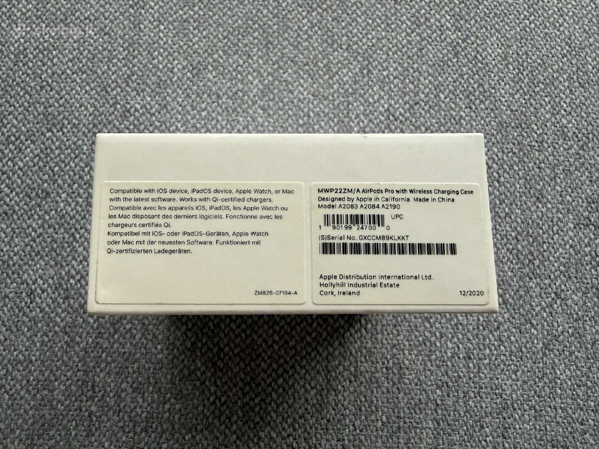 Apple Airpods Pro (1st Gen) – Originalūs - nuotraukos Nr. 5