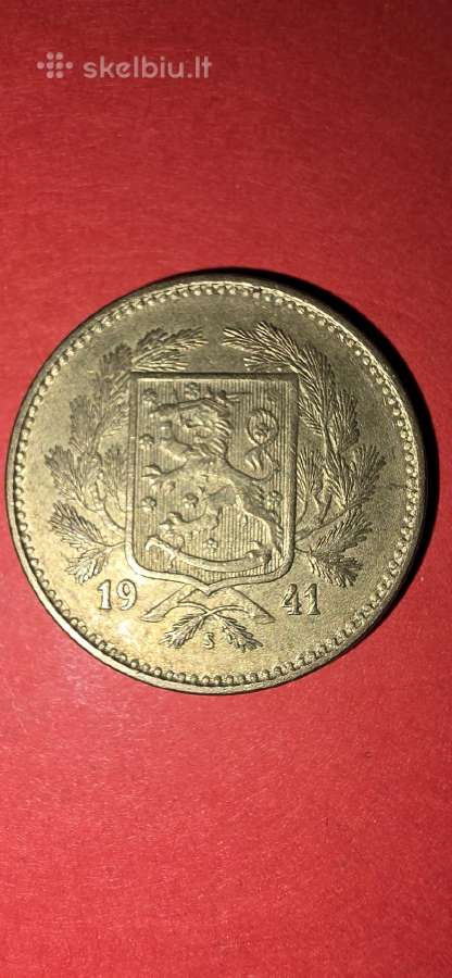 Suomija 5 markės 1941 - nuotraukos Nr. 2