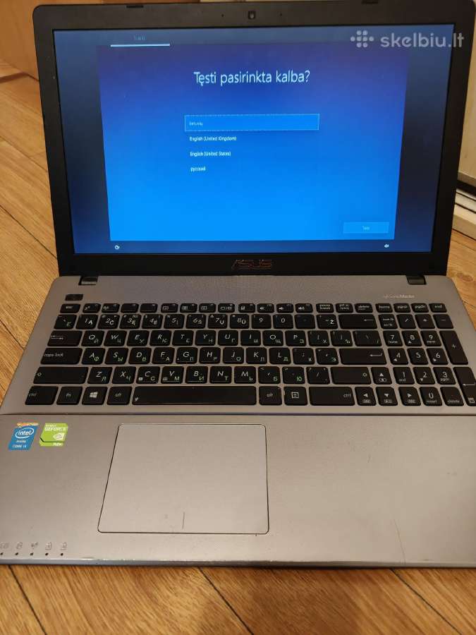Asus X550l (i5, 8gb RAM, Win10) - nuotraukos Nr. 4
