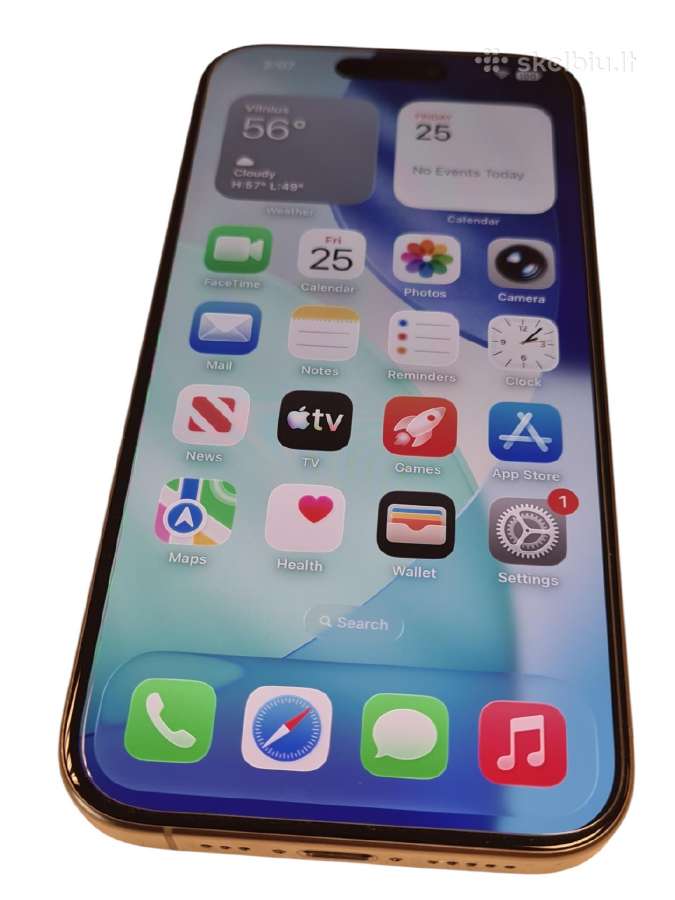iPhone 15 Pro 128gb + 3 mėn. garantija - nuotraukos Nr. 4