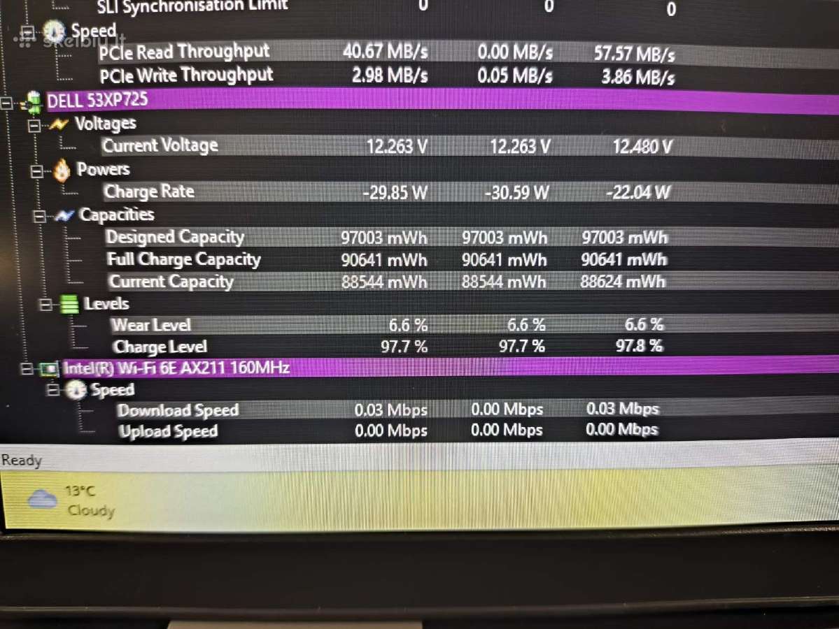 Precision 3571 15.6 i7-12700h 32gb 512gb T600 4gb - nuotraukos Nr. 8