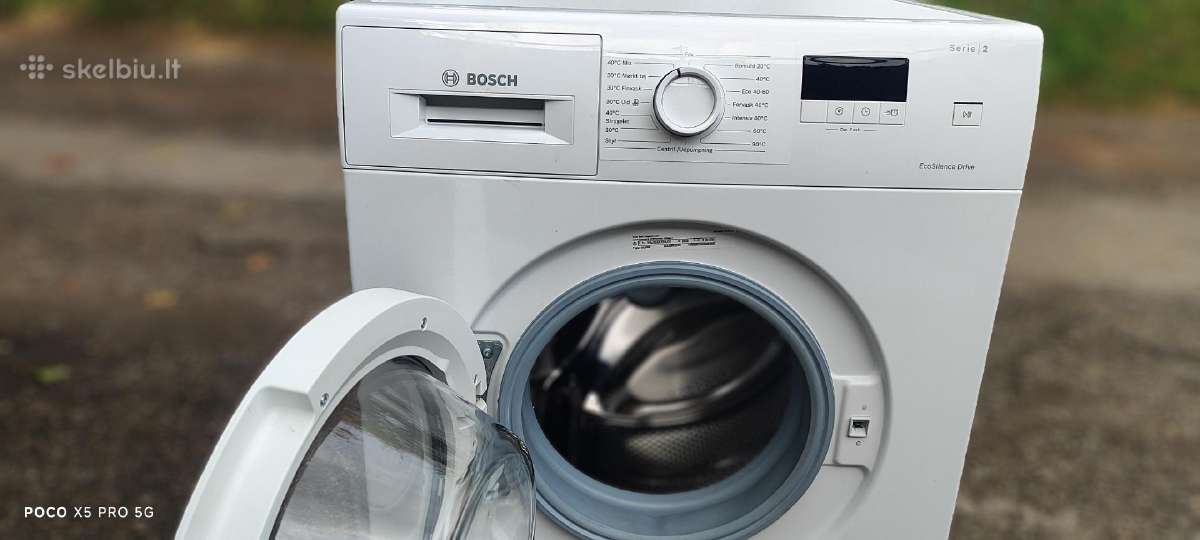 Bosch Waj280a7sn, 7kg54cm Logixx8 8kg,1400aps/min - nuotraukos Nr. 3